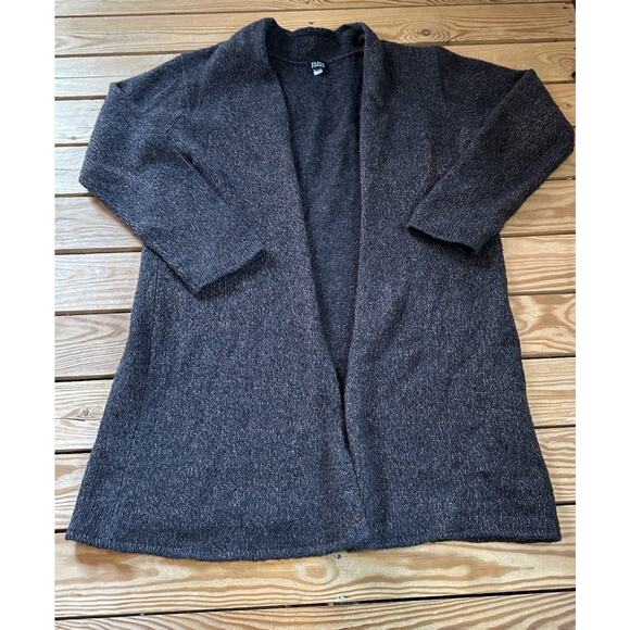 Eileen Fisher Sweaters - Eileen Fisher Open Front Cardigan Sweater Size Large Italian Yarn Wool Blend